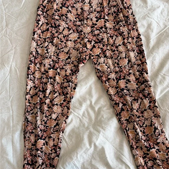 Anthropologie Floral Print Pants - Picture 1 of 6